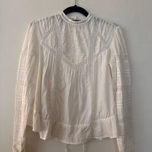 Soeur White Lace Top